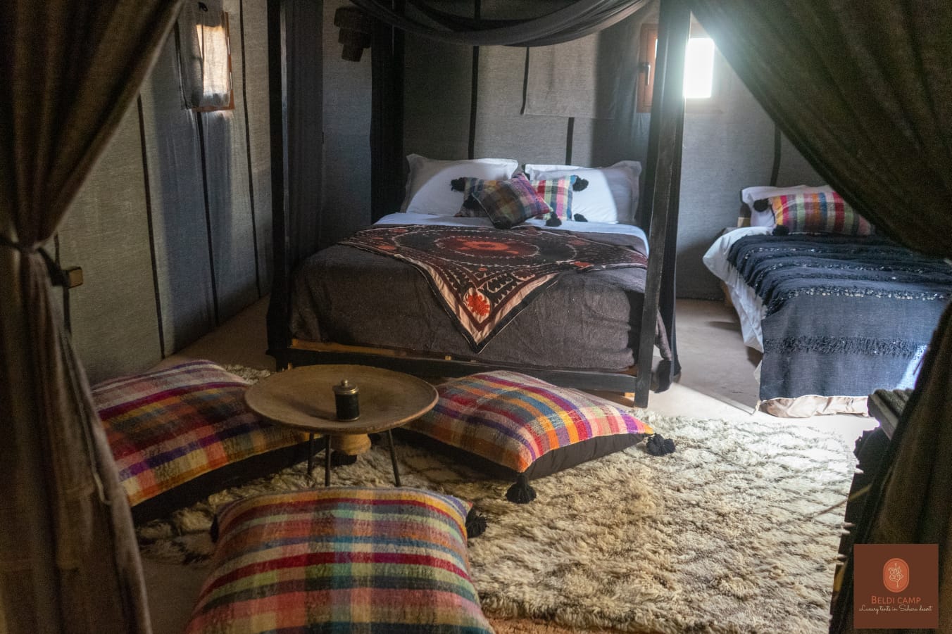 Double Twin Modern Luxury Tent - Merzouga 1