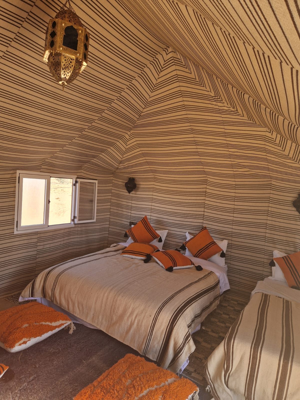 Triple Luxury Tent Merzouga Camp Red 3